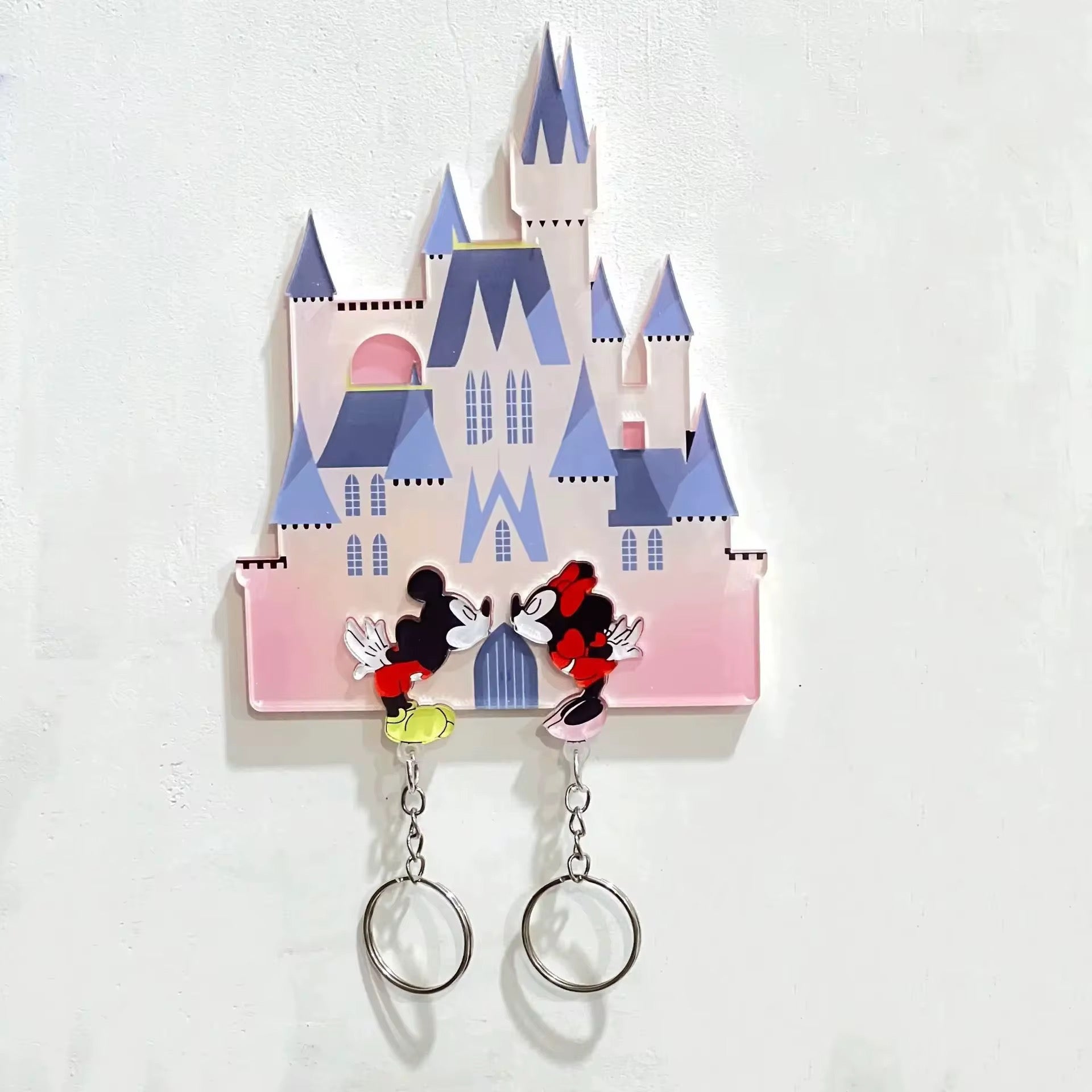 Matching Micky-Mouse keychains