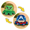 Hulk-Captain America Reversible Plushie